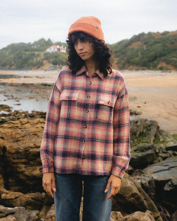 billabong Big Bear Long Sleeve Shirt - Mountain Rose
