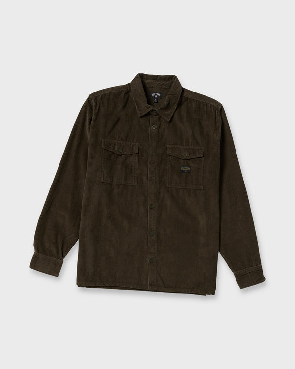 Billabong Bong Days Long Sleeve Shirt - Chocolate