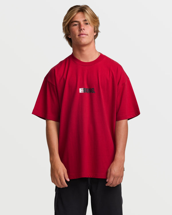 billabong Bong OG Tee - Scarlet