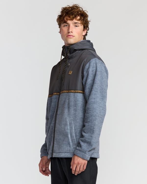 Billabong Boundary Lite Zip Sweatshirt - Steel Blue