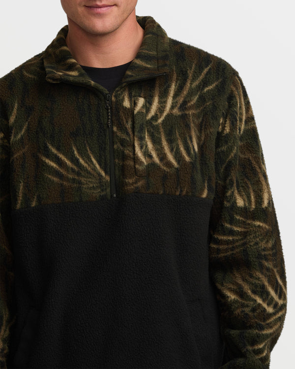 Billabong Boundary Mock Sweatshirt - Camo