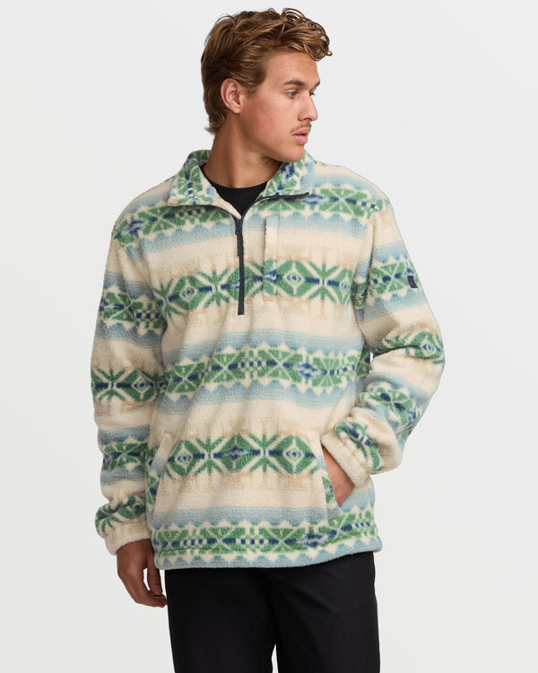 billabong Boundary Mock Sweatshirt - Chino