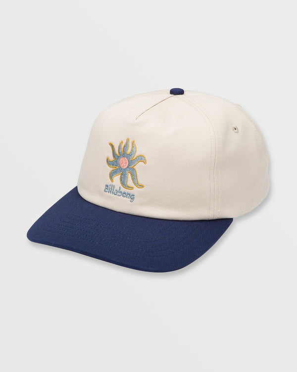 billabong Breakdown Snapback Hat - Navy/Khaki