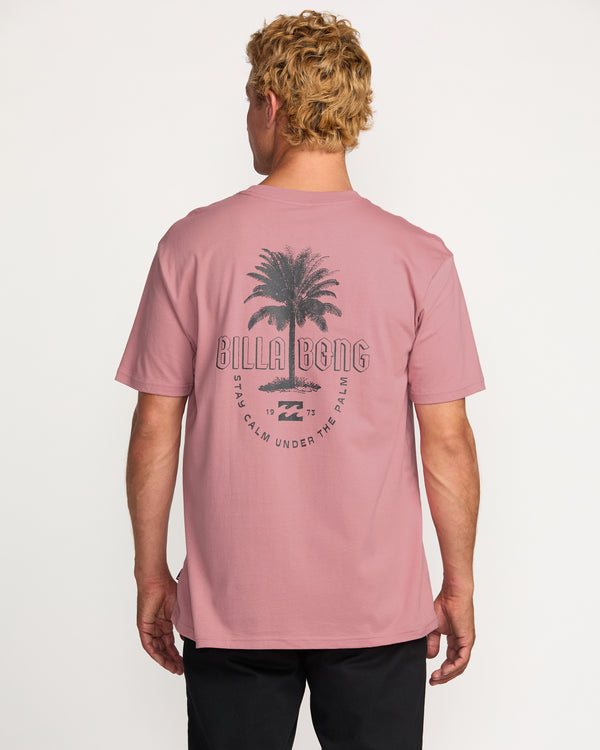 Billabong Calm Palm Premium Tee - Dusty Pink