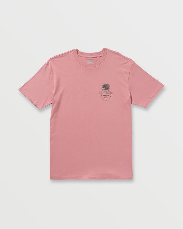 Billabong Calm Palm Premium Tee - Dusty Pink