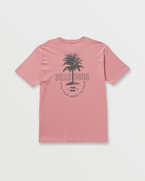 Billabong Calm Palm Premium Tee - Dusty Pink
