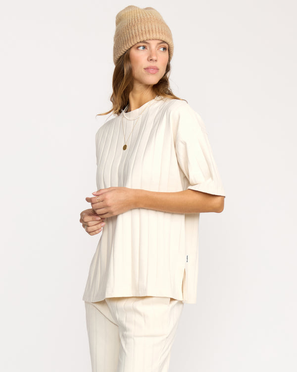 Billabong Cass Short Sleeve Top - Whitecap