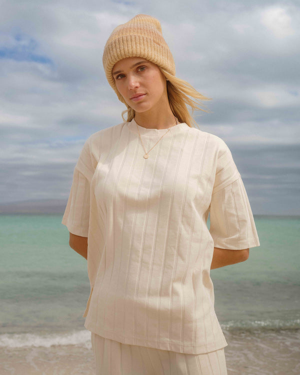 billabong Cass Short Sleeve Top - Whitecap