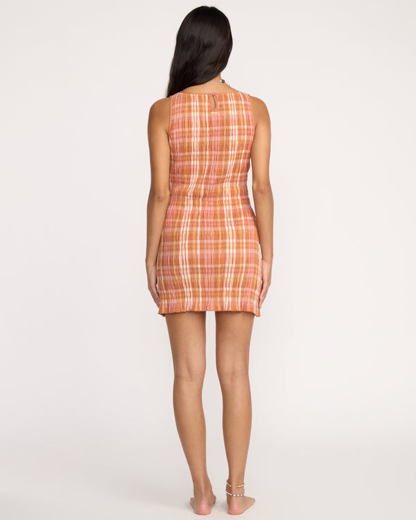 Billabong Check Me Out Dress - Sunburnt