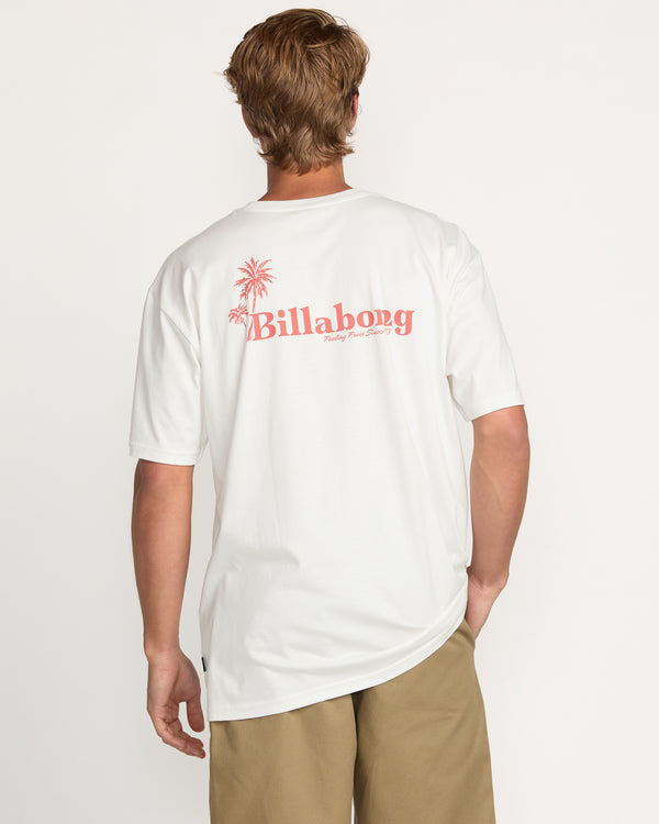 Billabong Checking In Regular Tee - Off White