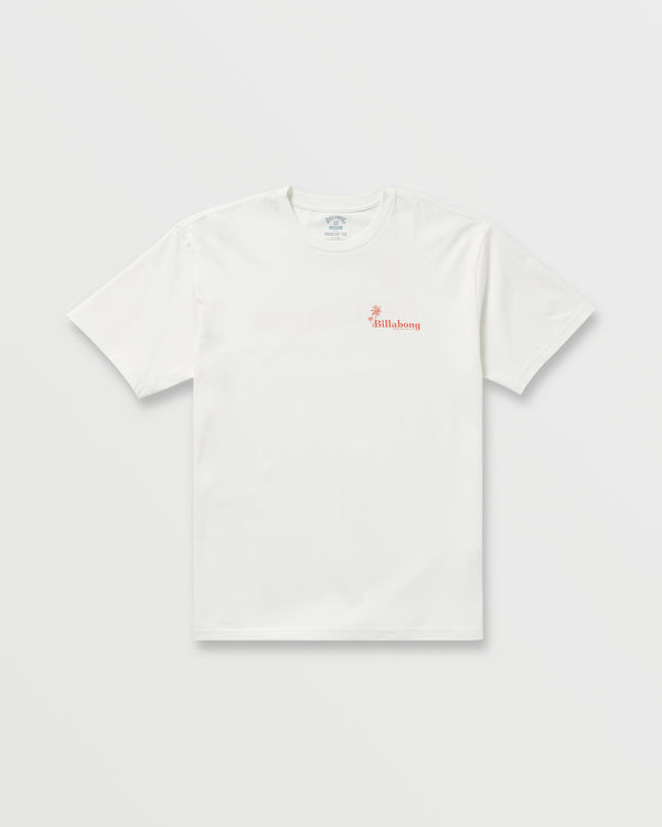 Billabong Checking In Regular Tee - Off White