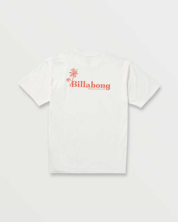 Billabong Checking In Regular Tee - Off White