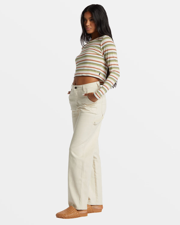 Billabong Collet Carpenter Denim Pant - White Cap