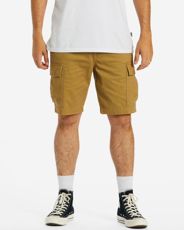 billabong Combat Cargo 21" Shorts - Light Khaki