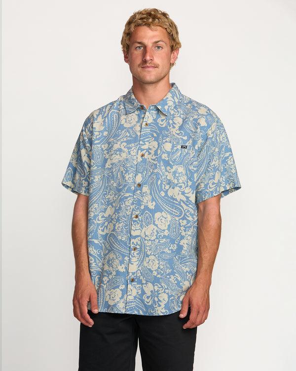 Billabong Cordoba Short Sleeve Shirt - Carolina Blue