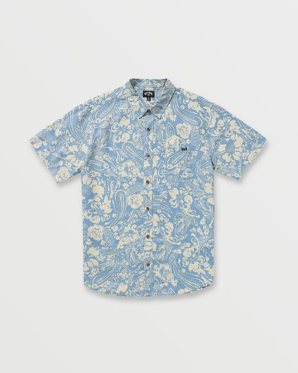Billabong Cordoba Short Sleeve Shirt - Carolina Blue