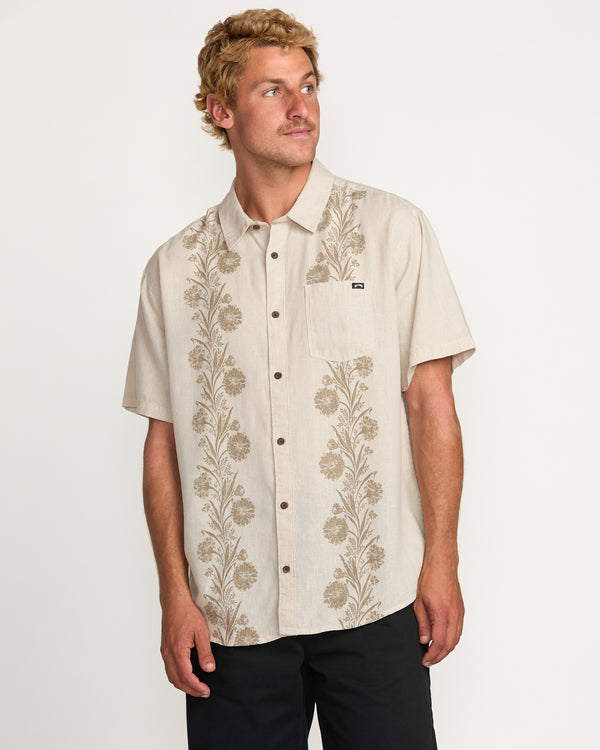 billabong Cordoba Short Sleeve Shirt - Stone