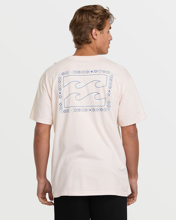 Billabong Crayon Wave Premium Tee - Light Pink