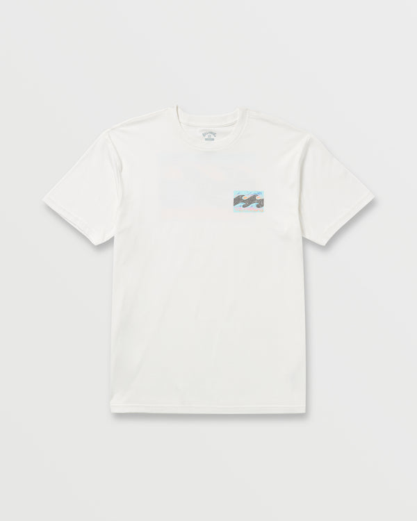 Billabong Crayon Wave Premium Tee - Off White