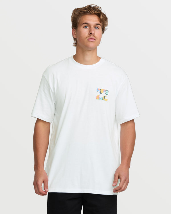 Billabong Crayon Wave Premium Tee - White