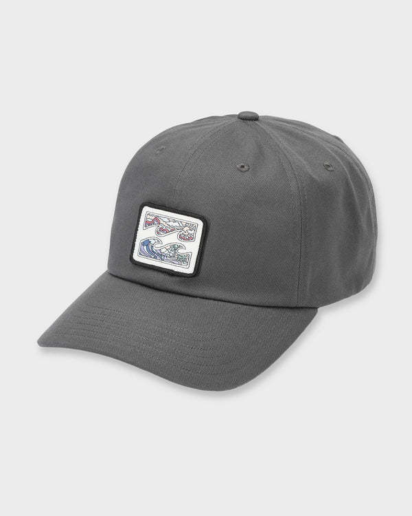 billabong Crayon Wave Strapback Hat - Raven