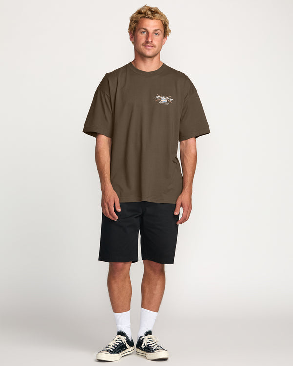 Billabong Crossboards OG Tee - Brown