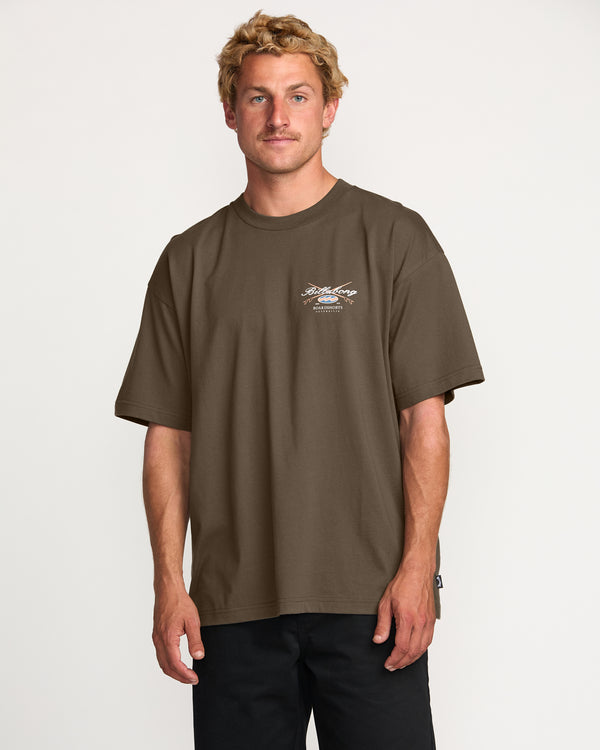 Billabong Crossboards OG Tee - Brown