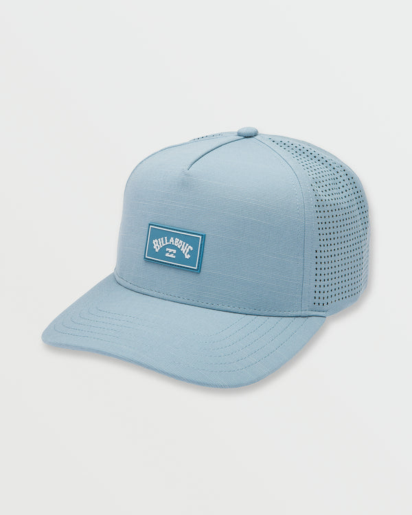 billabong Crossfire Snapback Hat - Glacier Blue