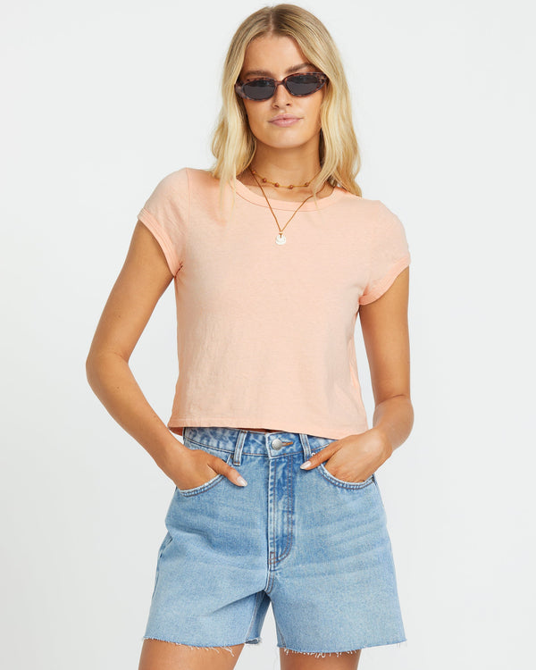billabong Daily Tee - Dusty Peach