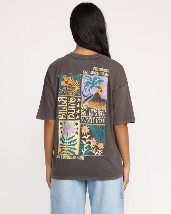 Billabong Daydream Away T-Shirt - Off Black