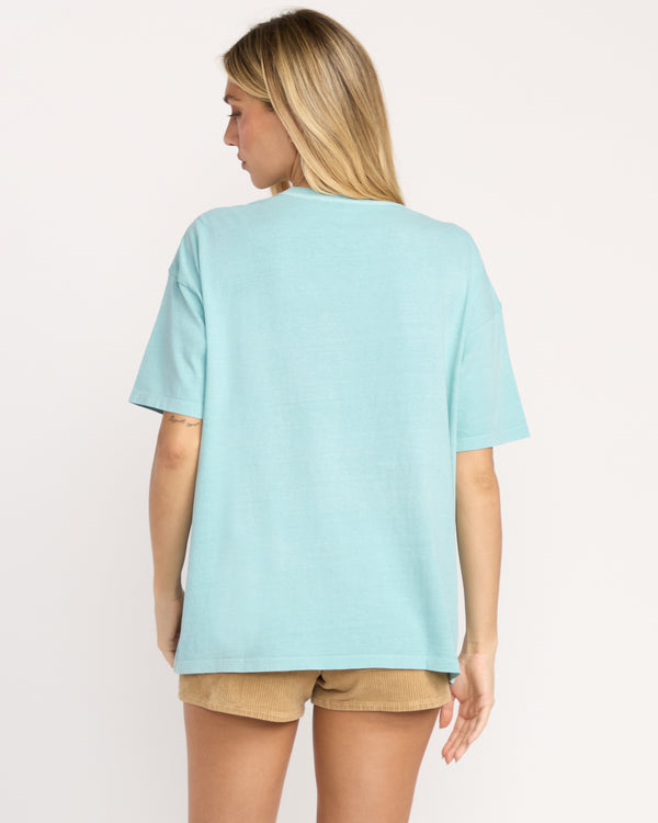 Billabong Daylight Blooms Tee - Misty Blue