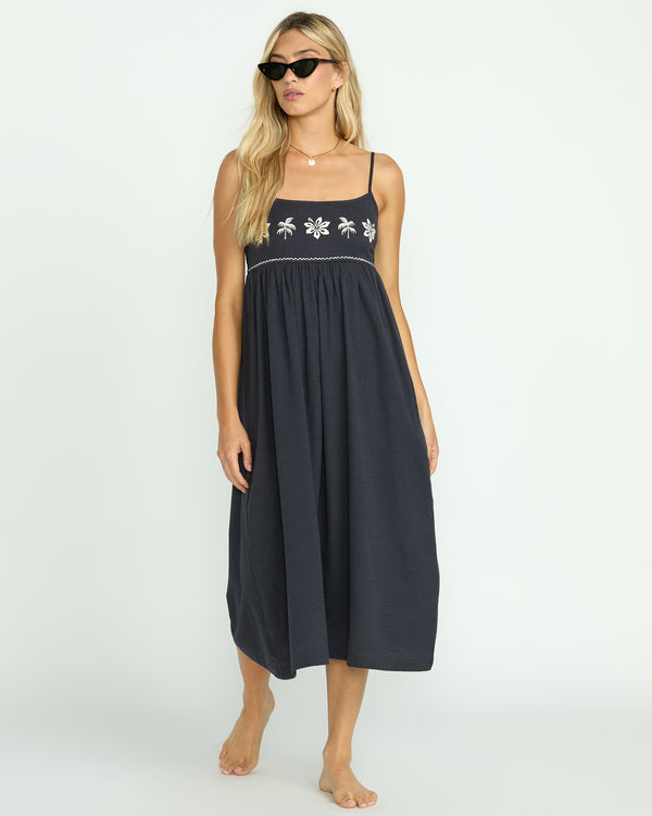 billabong Days End Dress - Black Sands