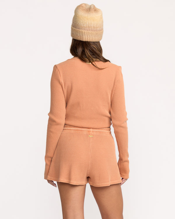 Billabong Debbie Vibes Knit Shorts - Sunburnt