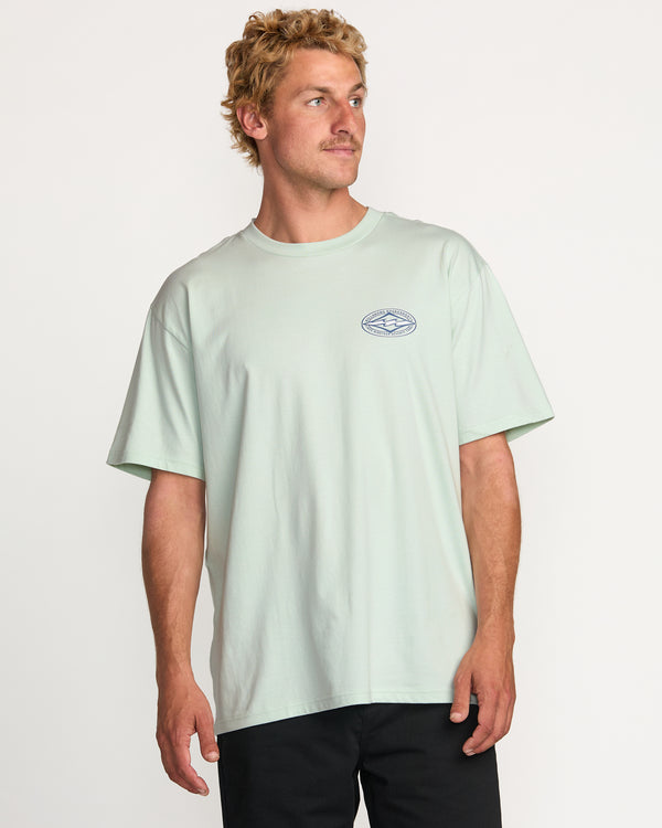 Billabong Diamond Vision Regular Tee - Ash Blue