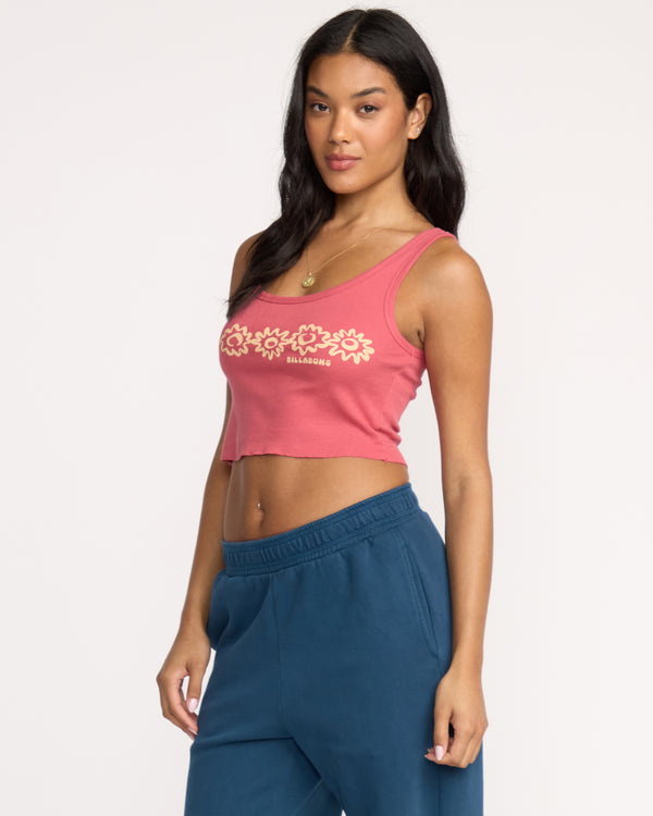 Billabong Dreams In Waves Tank - Mauve Rose