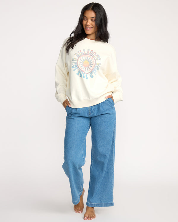 Billabong Echo Crewneck Sweatshirt - Salt Crystal