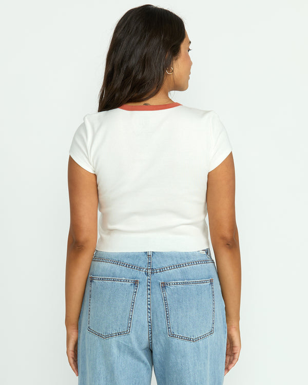 Billabong Electric Feeling Tee - Salt Crystal