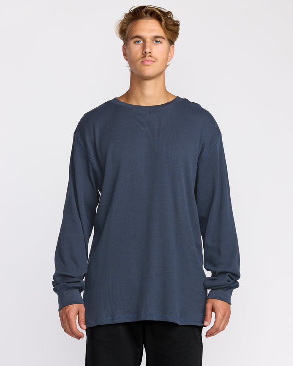billabong Essential Thermal Top - Midnight Blue