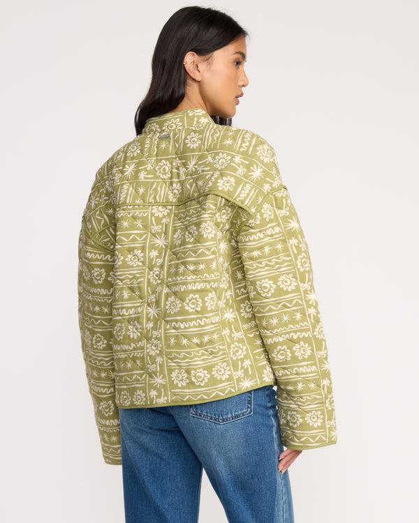 Billabong Folk Story Jacket - Green Tea