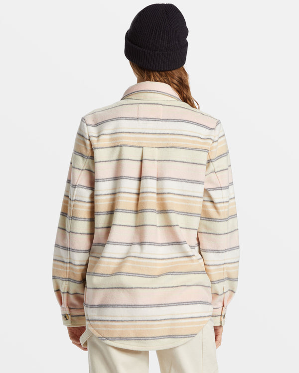 Billabong Forge Fleece Flannel - Mountain Rose