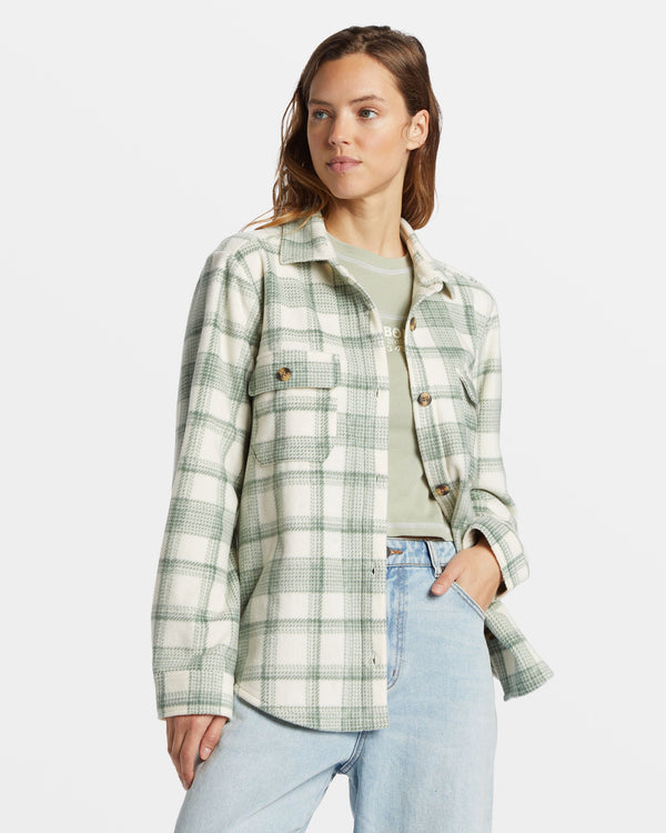 billabong Forge Fleece Flannel - Treehugger