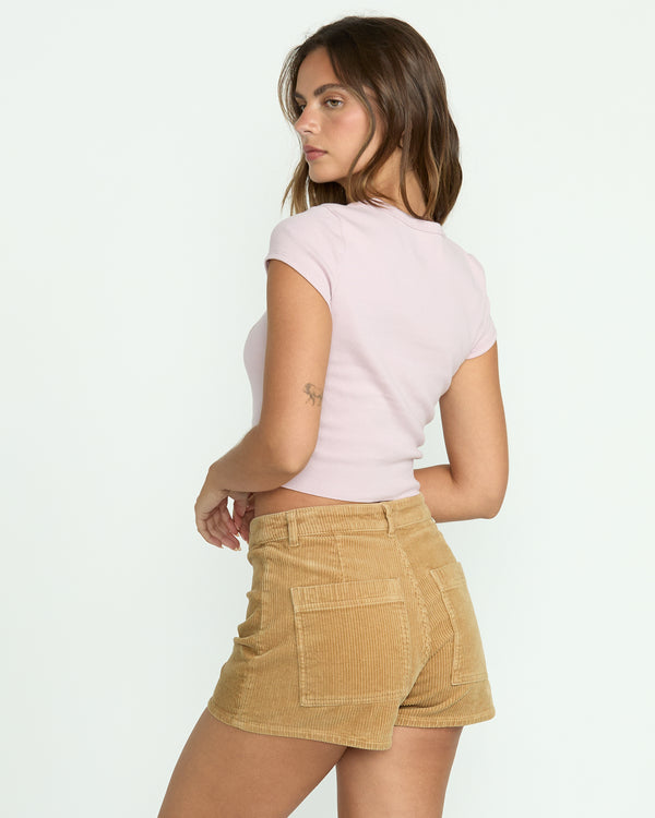 Billabong Free Fall Corduroy Shorts - Khaki