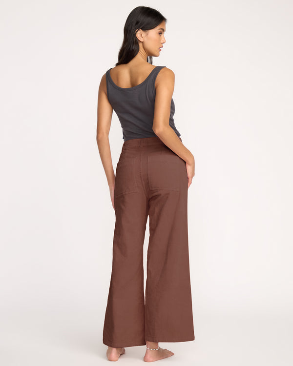 Billabong Free Fall High-Waist Cord Pants - Espresso