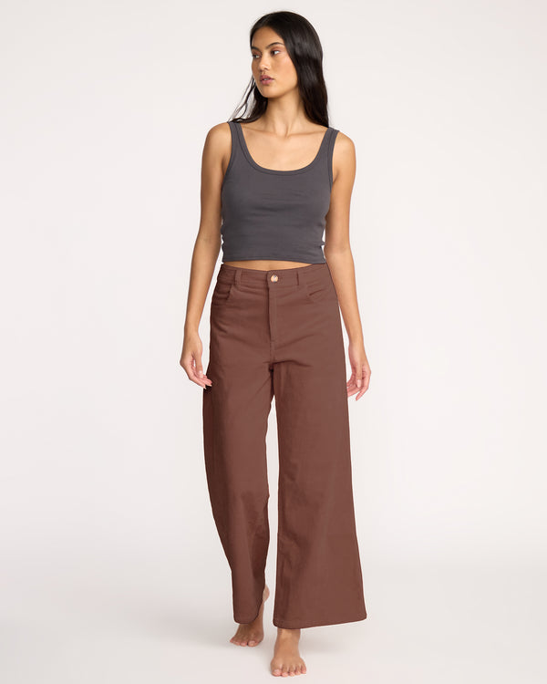 billabong Free Fall High-Waist Cord Pants - Espresso