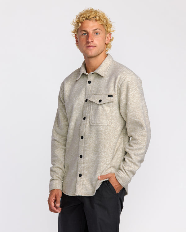 Billabong Furnace Long Sleeve Flannel Shirt - Gravel