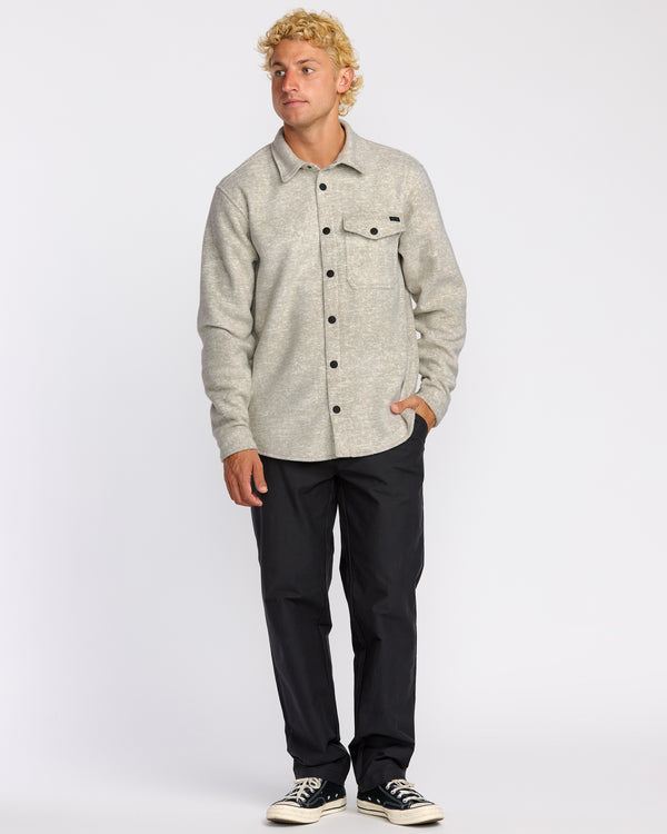 Billabong Furnace Long Sleeve Flannel Shirt - Gravel