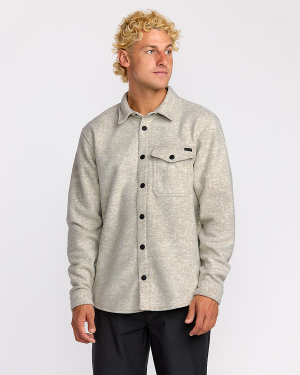 billabong Furnace Long Sleeve Flannel Shirt - Gravel