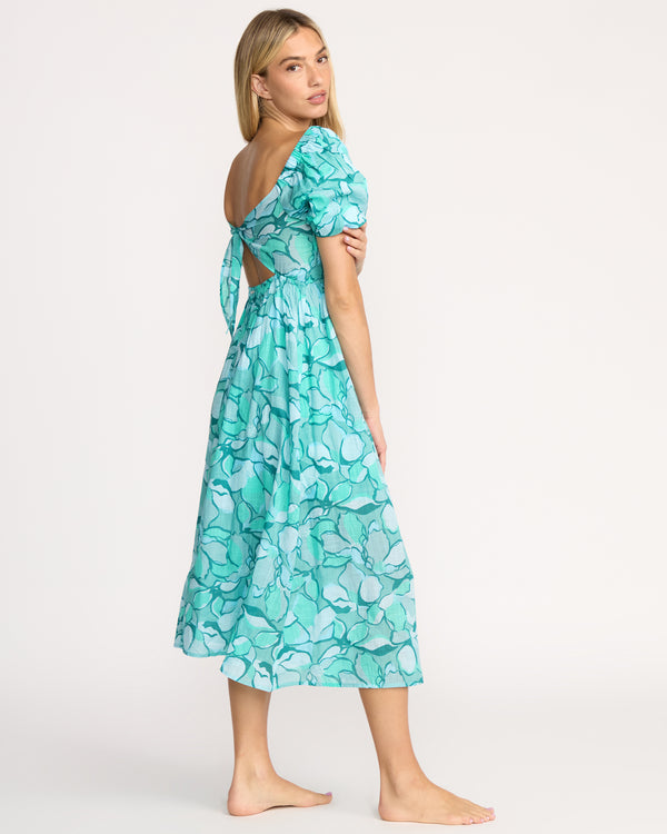 Billabong Go Coastal Midi Dress - Blue Bird