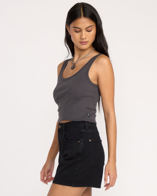 Billabong Goddess Knit Tank - Black Sands