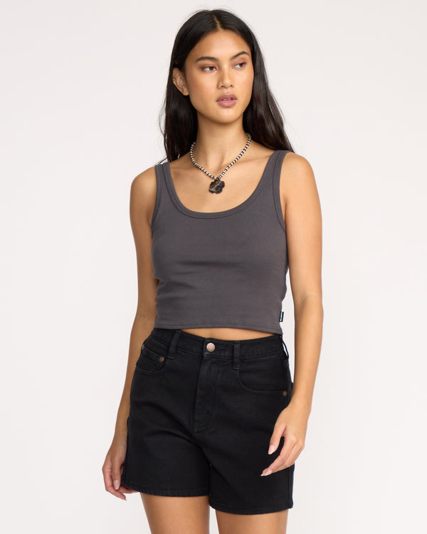 billabong Goddess Knit Tank - Black Sands